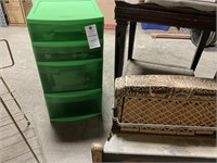 Antique Rayglo Heater & Side Table