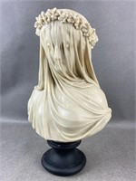 14.5" The Veiled Virgin Toscano Composite Bust