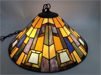 Stained Glass Swag Lamp Tiffany Style