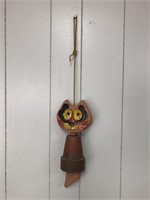 Vintage Pacific Stoneware Cat Bell Chime