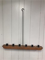 Large Vintage Hanging Candleholder