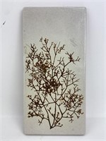 Vintage Italian Ceramic Tree Art Tile
