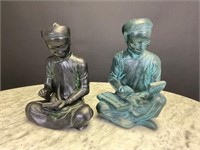 Chinese boys statues