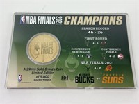 2021 NBA Limited Edition Solid Bronze Coin