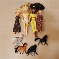 Barbie Dolls, Horse Toys, etc