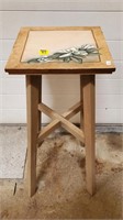 Small Handpainted Flower Table
