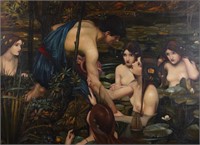 After John Waterhouse "Hylas and the Nymphs" Oil