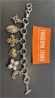 Brighton Gold and Silver Charm Bracelet
