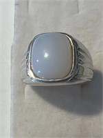 Chalcedony Sterling Ring