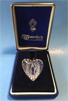 Waterford Heart Shape Crystal Pendant