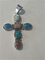 Zuni Opal Cross