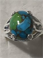 Mojave Turquoise Bronze Ring