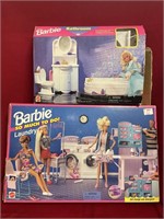 Barbie Laundry and Bathroom