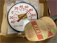 Kent Feeds Thermometer and hand fans
