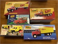 Group of Kent Feeds Trucks in box