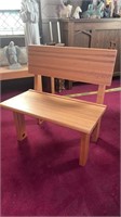 Custom made Bench /pew /chair approx 32 wide x 20