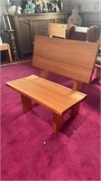 Custom made Bench pew- approx 32” wide x 20” deep