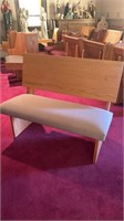 Custom made Church pew chair approx 40” wide x 25