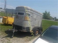 Bumper pull 2 Horse Trailer with Alaska Title