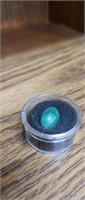 Brazilian Emerald photo cabochon 7.9 CT