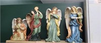 4 O'Well porcelain Angel figurines