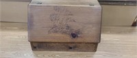 Custom-made wooden bread box