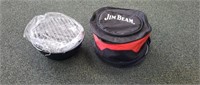 Jim Beam charcoal hibachi grill with insulated