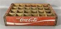 1972 Coca-Cola 24-Bottle Wooden Crate
