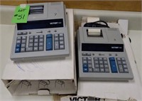 2 Victor 1460 Calculators