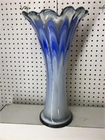 Large 17” art glass vase