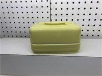 Vintage Westinghouse yellow butter dish