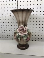 Vintage Capodimonte Vase 9 1/2”