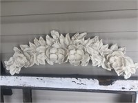 Decorative 31” resin wall sconce