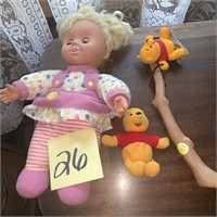 Winnie the Pooh & doll