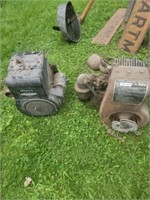 Pair of gas motors