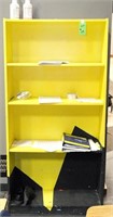 Yellow/Black Wood Shelf