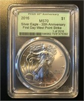 2016 ASE 30th Anniversary 1st Day WP Strike MS70