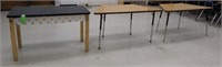 Science Lab Table & 2 Trapezoid Tables