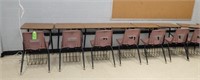 22 Students Chair/Desk Combo with Book Basket