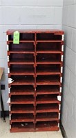 Red Storage Shelf