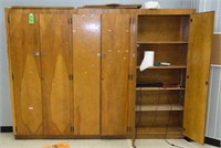 6 Door Wood Storage Cabinet