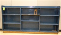 4'x8' Blue Bookshelf