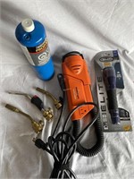 Propane torch and work lights-C