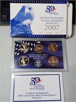 OF) 2007 US state quarters proof set
