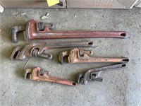 5 - Ridgid Pipe Wrenches
