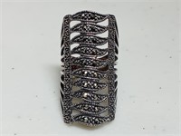 OF) Large 925 sterling silver ring size 7.5