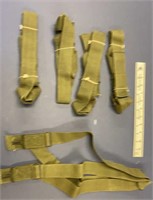 D4) 5- US ARMY TROUSERS SUSPENDERS.