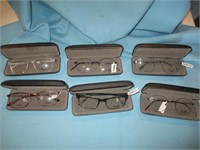 6 Pair NEW Thin Light Glasses TLG Frames