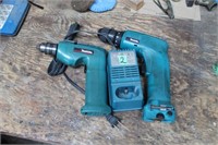 Makita battery drills with charger