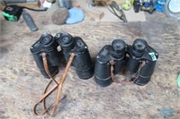 2 pair of binoculars